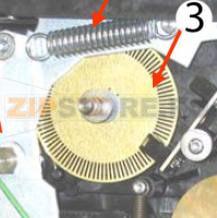 Kit, flag clutch assembly Zebra P310C