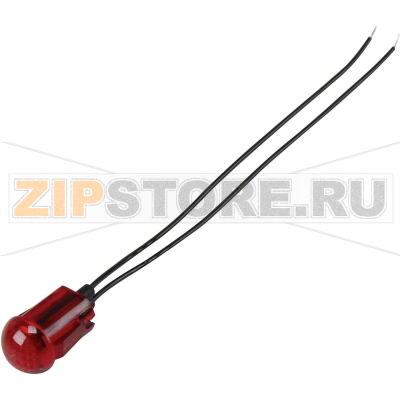 Лампа светодиодная, красная, 1 шт TRU Components TC-R9-46B 