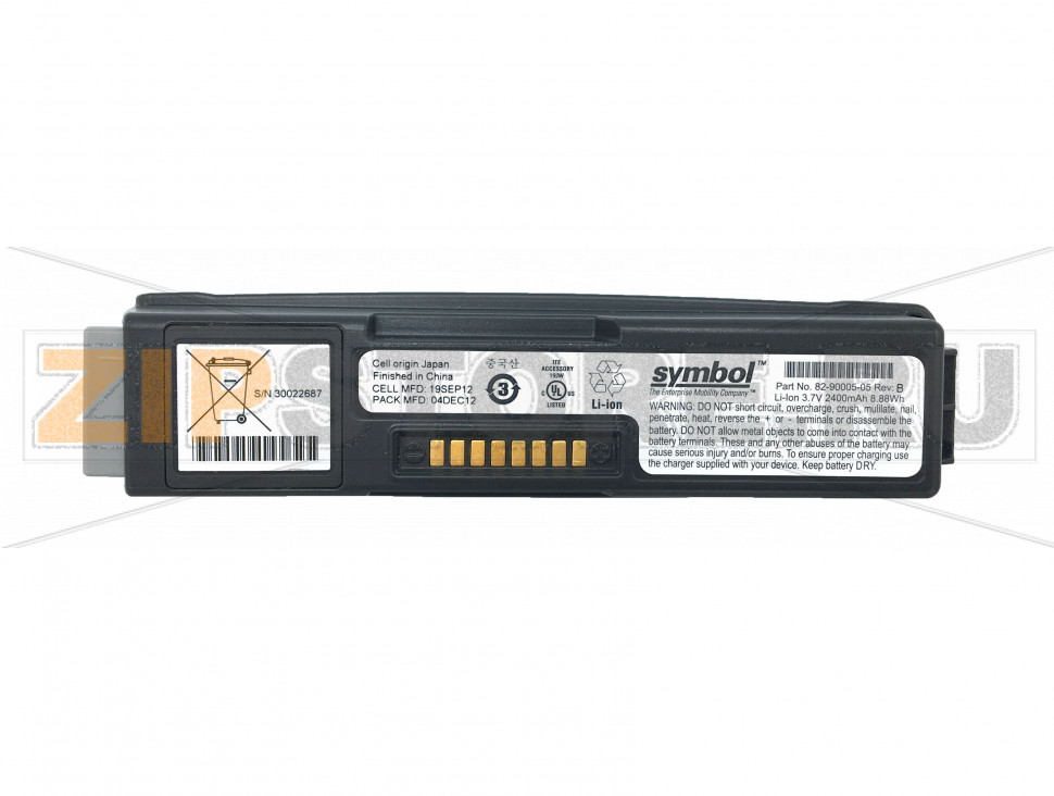 Аккумулятор 2400mAh OEM Motorola Symbol WT4000 Аккумуляторная батарея 2400mAh OEM для терминала сбора данных Motorola Symbol WT4000