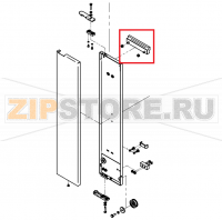 Support bar for disappearing door P3 with fixing accessories CONVOTHERM OES 10.10  