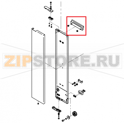 Support bar for disappearing door P3 with fixing accessories CONVOTHERM OES 10.10   Support bar for disappearing door P3 with fixing accessories CONVOTHERM OES 10.10Запчасть на сборочном чертеже под номером: B019Название запчасти на английском&nbsp;языке:&nbsp;Support bar for disappearing door P3 with fixing accessories CONVOTHERM OES 10.10