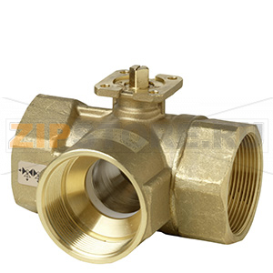 VBI60.50-37L - Переключающий шаровый клапан, 3-ходовой, PN40, DN50, kvs 37 Siemens VBI60.50-37L 