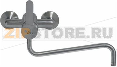 WALL-MOUNTED MIXER TAP 2-HOLE ST./STEEL 