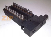 Rod burner, 2 x 18 burner heads