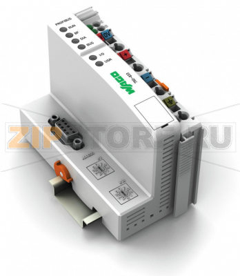 Контроллер PROFIBUS Slave; 2,50 mm; светло-серые Wago 750-833 Программируемый контроллер полевой шины 750?833 сочетает в себе функциональность соединителя полевой шины PROFIBUS DP 750?333 с функциональностью программируемого логического контроллера (ПЛК). Программирование выполняется в соответствии с МЭК 61131-3 и покрывает все 5 языков программирования. Программист имеет доступ ко всем данным ввода-вывода и полевой шины.Характеристики и использование:Использование децентрализованного управления позволяет обеспечивать лучшую поддержку ПЛК или ПКСложные решения могут быть подразделены на множество отдельных задачПрограммируемый ответ в случае возникновения неисправности полевой шиныПредварительная обработка сигналов сокращает объем передачи через полевую шинуВозможность непосредственного управления периферийным оборудованием, благодаря чему достигается более короткое время реакции системыПростой автономный контроль...