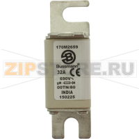 Предохранитель, 35 A, AC 690 В, 200 кА, size 00, 30x67x100 мм, gR, DIN, IEC Eaton FUSE 35A 690V