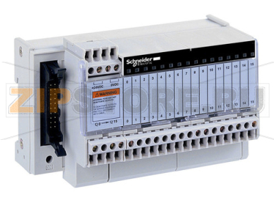Модуль ввода/вывода с клемнным блоком 24 В, 2 А, 16 каналов Schneider Electric ABE7R16S111 