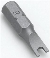 SPANNER BIT #8 1/4 SHAFT, 1 LONG