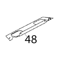 Distanziale carter aria gas Unox XBC 615EG