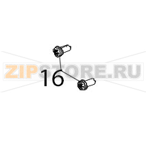 Screw M2.5x6 Zebra TTP-2010 Screw M2.5x6 Zebra TTP-2010Запчасть на деталировке под номером: 16