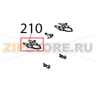 Candela doppia accensione Unox XBC 615EG Candela doppia accensione Unox XBC 615EGЗапчасть на деталировке под номером: 210