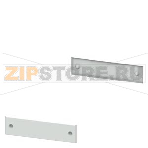 SIVACON, base covers, for cabinet sides H: 100 mm, T: 400 mm, RAL 7035 Siemens 8MF1004-2CT 