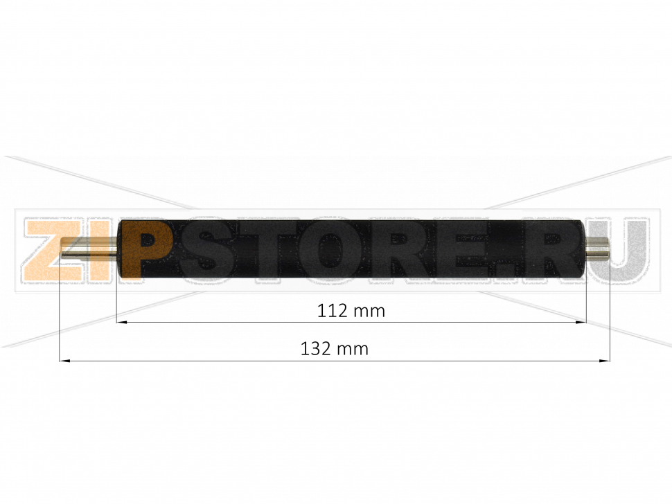 Резиновый ролик в сборе Zebra GX420d Резиновый вал Zebra GX420dЗапчасть на сборочном чертеже под номером: 10Название запчасти Zebra на английском языке: Platen, Std (d)