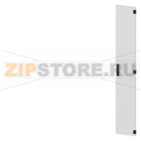 SIVACON, door, on the right, ventilated, IP40, H: 2000 mm, W: 300 mm, RAL 7035, Protection class 1 Siemens 8MF1030-2UT14-2BA2