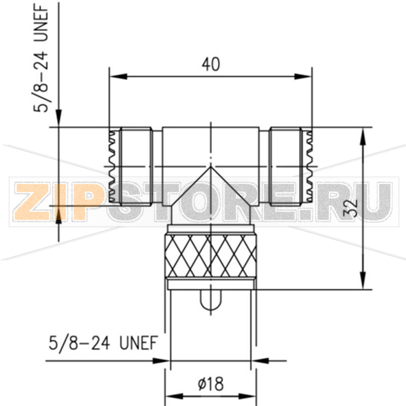 Разъем UHF, штекер UHF, 1 шт Telegärtner J01042F0649 