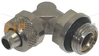 КОЛЕНЧАТЫЙ ФИТИНГ 1/4&quot;M Ø 8/6 НИКЕЛЬ 