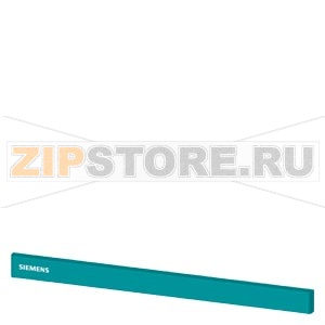 SIVACON, trim strip, W: 800 mm, above the door with Siemens logo, Petrol Siemens 8MF1080-2CD10 