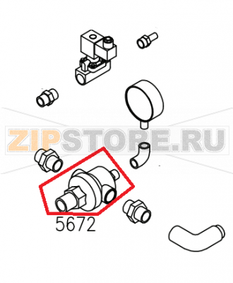 Riduttore Di Pressione Aristarco TR 1650                         Riduttore Di Pressione Aristarco TR 1650Запчасть на сборочном чертеже под номером: 5672Название запчасти Aristarco на итальянском языке: Riduttore Di Pressione Aristarco TR 1650