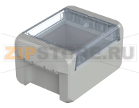 Корпус, 113x80x60 мм, поликарбонат UL 94 V0, прозрачная крышка Bopla B 100806 PC-V0-G 7035