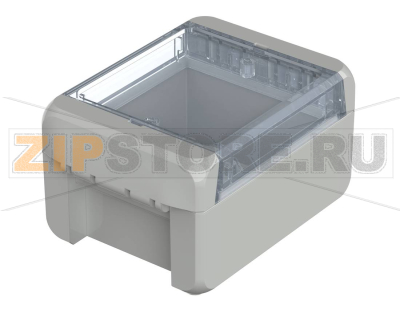 Корпус, 113x80x60 мм, поликарбонат UL 94 V0, прозрачная крышка Bopla B 100806 PC-V0-G 7035 