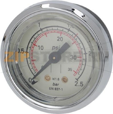 МАНОМЕТР БОЙЛЕРА ø40ММ 0÷2.5БАР RANCILIO 35002512 