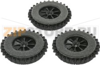 SET 3 BRUSH BRISTLES/FELT ADAPTABLE PL51