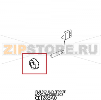 Emi round ferrite mod.2643801502 Unox XVC 305 Emi round ferrite mod.2643801502 Unox XVC 305Запчасть на деталировке под номером: 18Название запчасти на английском языке: Emi round ferrite mod.2643801502 Unox XVC 305
