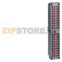 SIMATIC S7-300, 40-ПОЛЮСНЫЙ ФРОНТАЛЬНЫЙ СОЕДИНИТЕЛЬ ДЛЯ СИГНАЛЬНЫХ МОДУЛЕЙ, КЛЕММ С КОНТАКТАМИ-ЗАЩЕЛКАМИ Siemens 6ES7392-1BM01-0AA0
