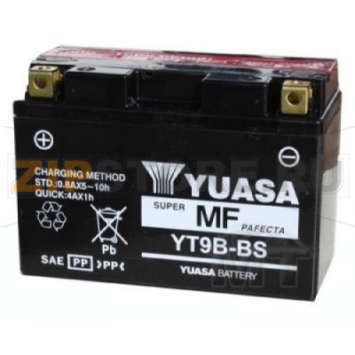 YUASA YT9B-BS(9B4) Мото аккумулятор Yuasa YT9B-BS(9B4) Напряжение АКБ: 12VЕмкость АКБ: 7Ah