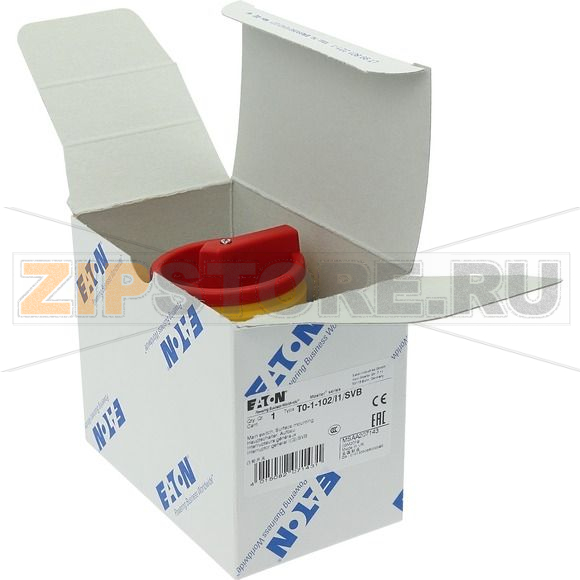 Выключатели главные, T0, 20 A, 1 модуль, 2-полюсн Eaton T0-1-102/I1/SVB 