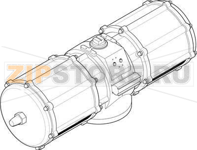 Привод неполноповоротный Festo DAPS-4000-090-RS1-F25 