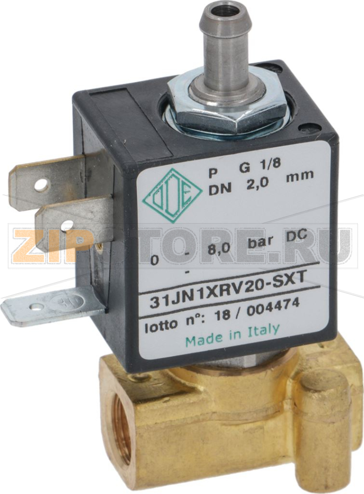 СОЛЕНОИДНЫЙ КЛАПАН ODE 3 ХОДОВОЙ Ø 1/8" 24VDC 