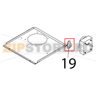 Front axle sleeve permanet seat Airhot CT-300 Front axle sleeve permanet seat Airhot CT-300Запчасть на деталировке под номером: 19