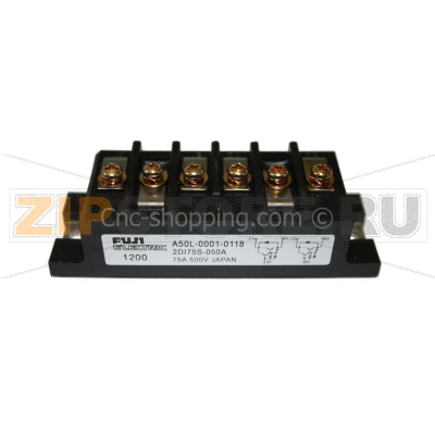 Модуль транзисторный 75 A, 500 В Fanuc A50L-0001-0118 2DI75S-050A 
