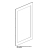 Ser. External glass 757X1467X5 Unox XBC 1005