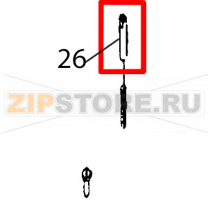 Upper axle Fagor HMM-6/11 Upper axle Fagor HMM-6/11Запчасть на деталировке под номером: 26Название запчасти Fagor на английском языке: Upper axle HMM-6/11.