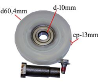 KIT RUOTA INDESIT C00272906