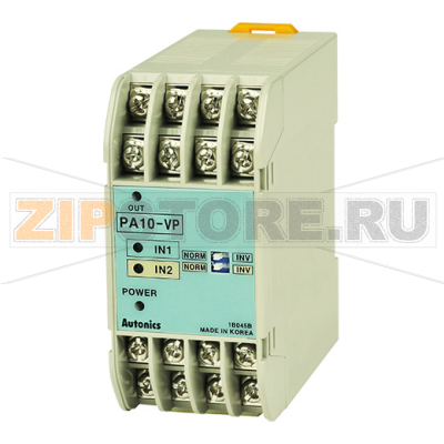 Контроллер датчиков 100/240 В/AC, 50/60Гц, 200 мА, многофункциональный, NPN с открытым коллектором, NPN универсальный Autonics PA10-VP 