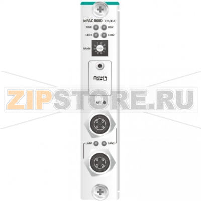 Модуль головной MOXA ioPAC 8600-CPU30-RJ45-IEC-T 