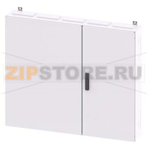 ALPHA 400, wall-mounted cabinet, IP43, Protection class 2, H: 1100 mm, W: 1300 mm, T: 210 mm, RAL 9016 Siemens 8GK1132-5KA52 