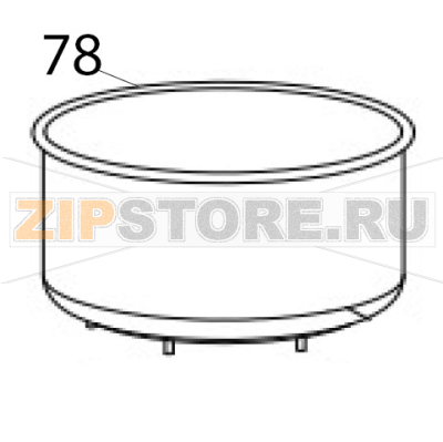 Bowl Hurakan HKN-20SN2V Bowl Hurakan HKN-20SN2VЗапчасть на деталировке под номером: 78