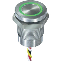Кнопка сенсорная 24 В, 0.2 А, IP68, IP69K, 1 шт APEM CPB2110000KGSS