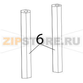 Spacer M2x41.8 Zebra TTP-2030 Spacer M2x41.8 Zebra TTP-2030Запчасть на деталировке под номером: 6