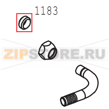 Ogiva teflon da 12x3/8&#039; Aristarco AC26 Ogiva teflon da 12x3/8' Aristarco AC26Запчасть на деталировке под номером: 1183Название запчасти Aristarco на итальянском языке: Ogiva teflon da 12x3/8'.