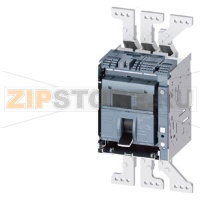 draw-out molded case circuit breaker w. handle with guide frame and PSS frame 1600; 4AUX and trip alarm switch S24; Icu "H" Icu=85kA @ 415V, 3-pole ETU660, LSIG, In=1600A display, meas., comm. function Ir=640...1600A Isd=0.6...10xIn, Ii=1.5...15xIn N cond