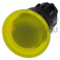 АКТУАТОР ГРИБОВИДНОЙ КНОПКИ С ВОЗМОЖНОСТЬЮ ПОДСВЕТКИ, 22MM, КРУГЛ., ПЛАСТИК, КНОПКА ЖЁЛТАЯ, 40MM, БЕЗ ФИКСАЦИИ, С ГРАВИРОВКОЙ ЛАЗЕРОМ, ПЕРВЫЕ БУКВЫ СЛОВ - ВЕРХНИЙ РЕГИСТР, ДАЛЕЕ - НИЖНИЙ РЕГИСТР Siemens 3SU1001-1BD30-0AA0-Z&nbsp;Y15