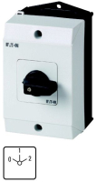 Переключатель, контакты: 6, 20 A, панель: 0-1-2, 60°, с фиксацией Eaton T0-3-8451/I1