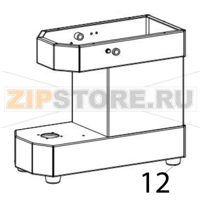 Foot Hurakan HKN-10SN Foot Hurakan HKN-10SNЗапчасть на деталировке под номером: 12