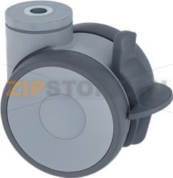 SWIVEL WHEEL DOUBLE WITH BRAKE 