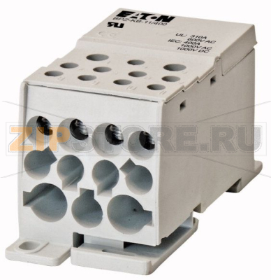 Блок распределительный, 400 А, 11 выходных клемм Eaton BPZ-KB-11/400 